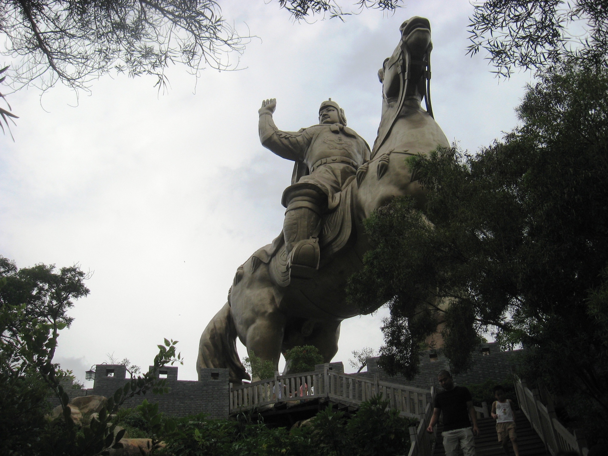 Statue of Zheng Chenggong, erected by the Fujian government in 2004